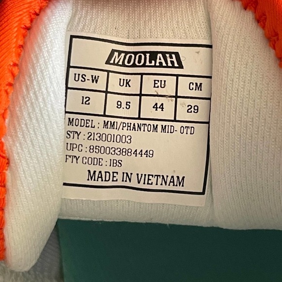 NWT MOOLAH PHANTOM 1 Kicks Women's Basketball Shoes Galaxy Orange SIZE 12 - Picture 10 of 11